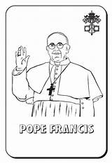 Papa Pope Francis Giochiecolori Fabio Maestro sketch template