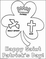 Saint Patrick Coloring Patricks St Pages Catholic Fun Kids Choose Board Made sketch template