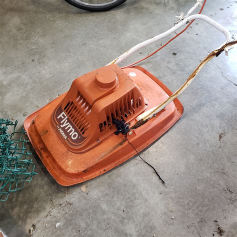 vintage noma flymo hover lawn mower