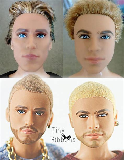 Male Doll Beard Facial Hair Ooak Painting Services Package