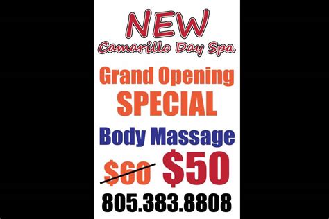 camarillo day spa camarillo asian massage stores