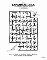 Maze America Captain Printable Mazes Kids Sweeps4bloggers Winter Coloring Pages Sheets Activity Tweet sketch template