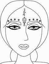 Bindi Colouring Designlooter Library Drawings sketch template