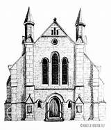 Church Elgin Baptist Pencil Drawing Scotland Unique sketch template