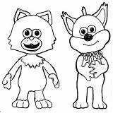 Kitten Mittens Fox Timmy Time Coloring Pup Finley sketch template