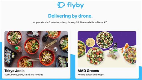 flyby pairs  million seed infusion  drone delivery pilot launch