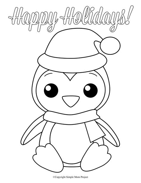 pin  penguin coloring pages