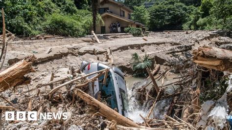 japan flood at least 179 dead after worst weather in decades bbc news