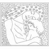 Klimt Gustav Colorare Coloring Klim Disegni Hijo Famous Famosi Obras Alley Kleurplaat Practical Guardado Actividades sketch template