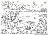 Lake Coloring Colorkid Pages Children Kids sketch template