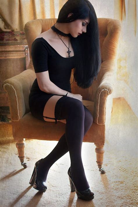 goth with lingerie nude nude photos