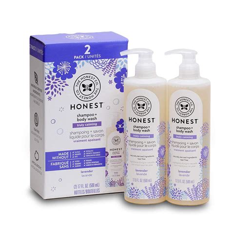 honest company  calming lavender shampoo body wash  fl oz