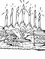 Coloring Kwanzaa Pages Symbols Kids Holiday Getdrawings Printable Getcolorings sketch template