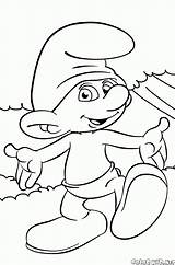 Disegni Puffi Irresponsabile Smurf sketch template