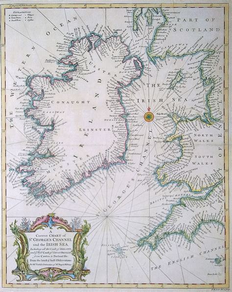 original  century chart   irish sea circa