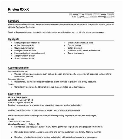 work  home agent resume sample agent resumes livecareer resume