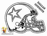 Coloring Cowboys Pages Football Dallas Helmet Nfl Helmets Kids Printable Bay Boys Color Cowboy Packers Book Print Green Team Gif sketch template