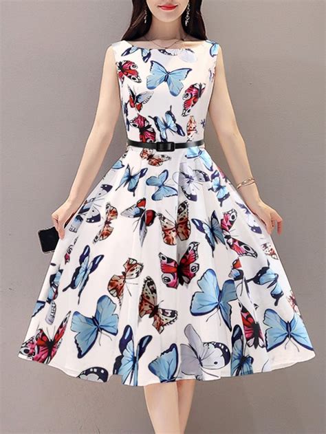 neck printed skater dress wanokitty skater dress outfit  fall skater winter outfit