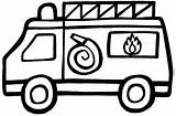 Pages Firetruck Coloringonly Firefighter sketch template