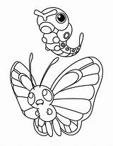 Ausmalbilder Colorare Avancee Advanced Kolorowanka Kolorowanki Butterfree Disegni Coloriages Caterpie Malvorlagen Pokemony Colouring Pokémon Animaatjes Generazione Ispirazione Pagine Gify Précédent sketch template