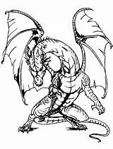 Dragon Coloring Pages Headed Two Getcolorings Dragons sketch template