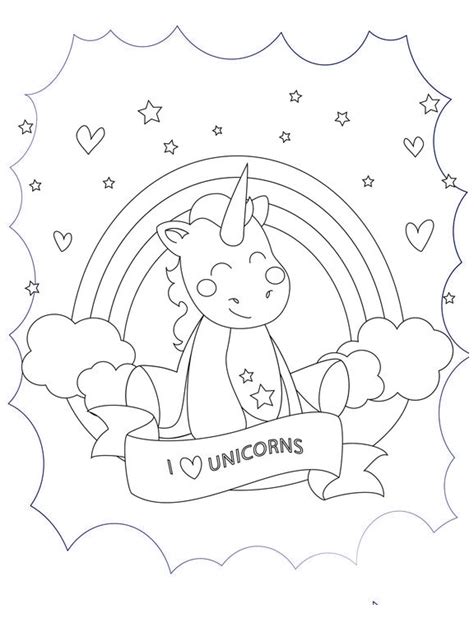 love unicorn coloring page unicorn coloring pages