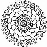 Mandala Coloring Mandalas Easy Pages Simple Patterns Cool Print Printable Drawing Sympa Kids Swirly Color Just Levels Peace Quite Several sketch template
