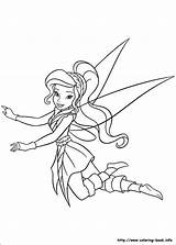 Disney Coloring Pages Fairy Silvermist Getcolorings Fairies Color sketch template