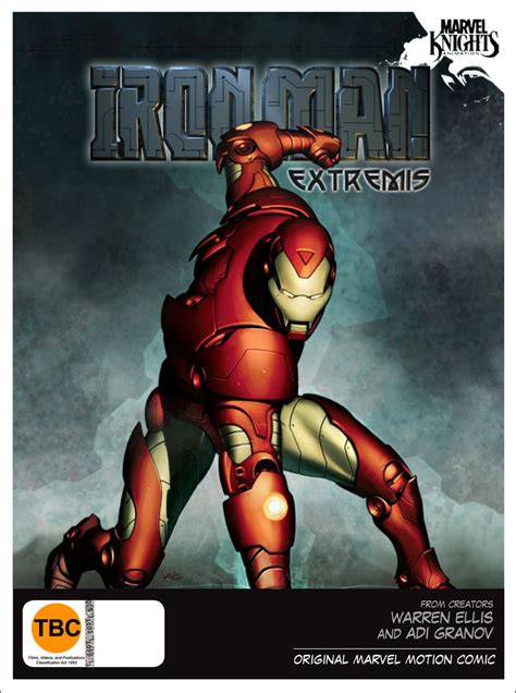 marvel knights  invincible iron man extremis dvd buy