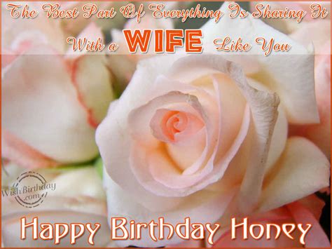 happy birthday honey wishbirthdaycom