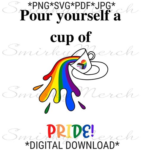 printable pride design digital  pride rainbow pride etsy