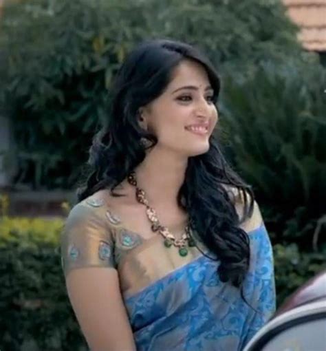 Anushka In Silk Saree Advertisement
