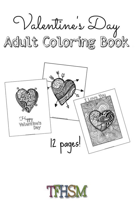 valentines day coloring pages  adults frugal homeschooling