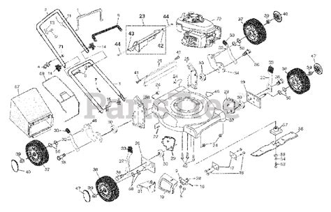 Husqvarna 5521 Cm 954223487 A Husqvarna 21 Walk Behind Mower 2002