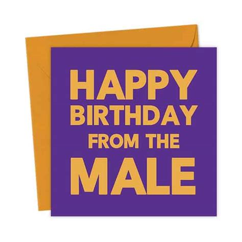 happy birthday   male birthday card