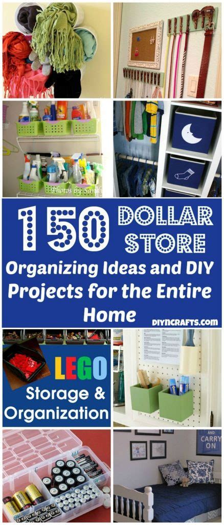 dollar store organizing ideas  projects