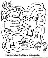 Coloring Mazes Pages Popular Printable sketch template