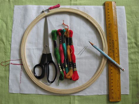 basics   hand embroidery materials required