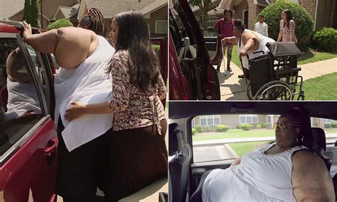 obese woman gets in car for the first time in three years daily mail