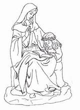 Mary Anne Saints Boleyn Coloringhome Santi Moms Siena Catecismo Blaise Bordado Cristo Comments sketch template