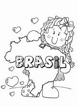 Bandeira Bandeiras Mapas Coloringcity Brasileiros Criança Amizade Essencia Criador sketch template