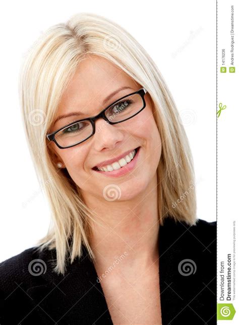 business woman with glasses royalty free stock image