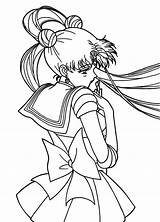 Sailor Moon Coloring Usagi Pages Tsukino Cute Luna Anime Chibi Color Online Comments Colorluna Jupiter Choose Board sketch template