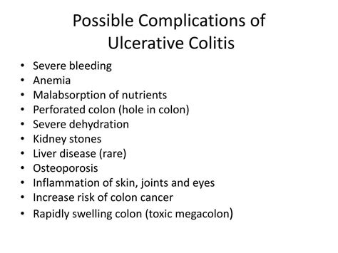 ppt ulcerative colitis powerpoint presentation free download id