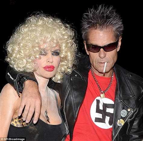 harry hamlin wears swastika for sid vicious costume while lisa rinna