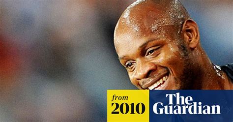 asafa powell powers to 100m victory at golden gala in rome sport
