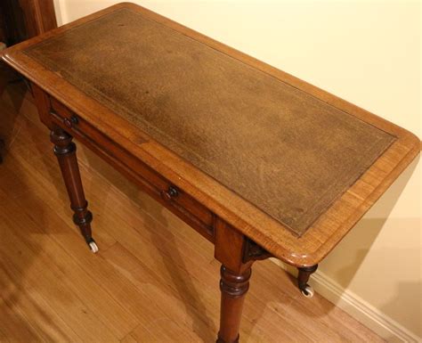small victorian mahogany writing table  merchant  welby