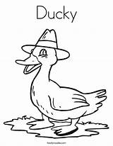 Quack Coloring Duck Pages Ducky Clipart Giggle Goose Kids Print Tracing Cliparts Pelican Twistynoodle Outline Login Built California Usa Noodle sketch template
