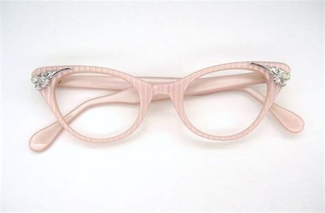 Vintage 1950s Pink Cats Eye Eyeglasses Sunglasses Frame Never Etsy
