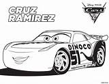 Cars Coloring Pages Cruz Ramirez Kids sketch template